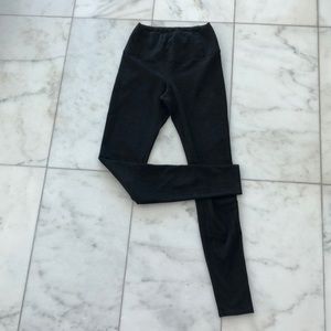 Aritzia faux suede stretch pants high waist